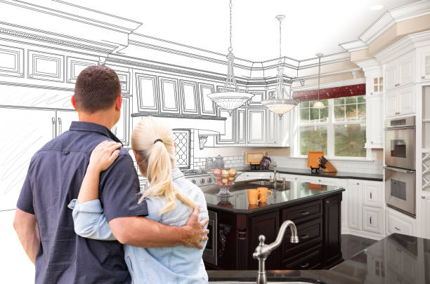Custom kitchen cabinets installed in a Audubon home